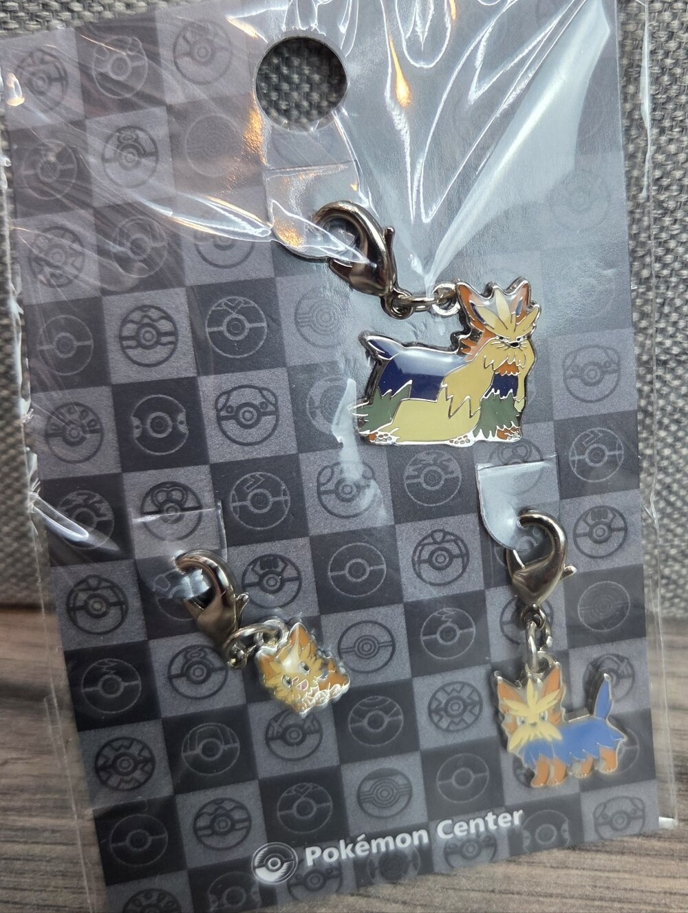 Pokémon Center Yamper Evolution Line Charm Set – Japanese